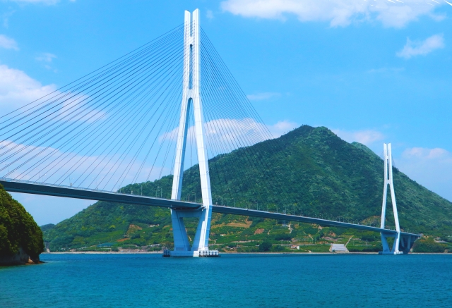 しまなみ海道の多々羅大橋