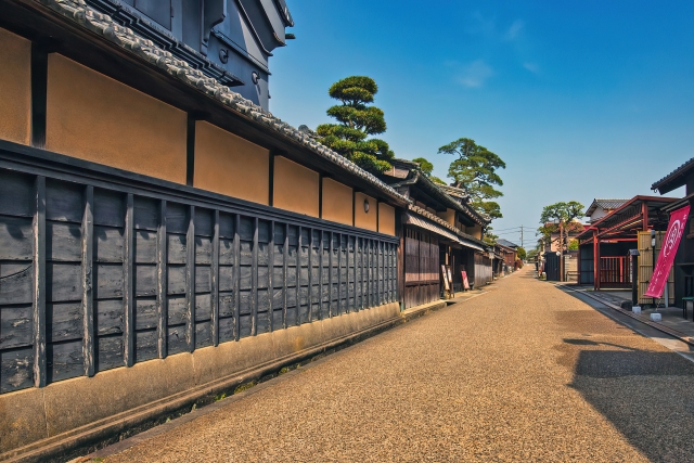 豪商のまち松阪、三重県松阪市の街並